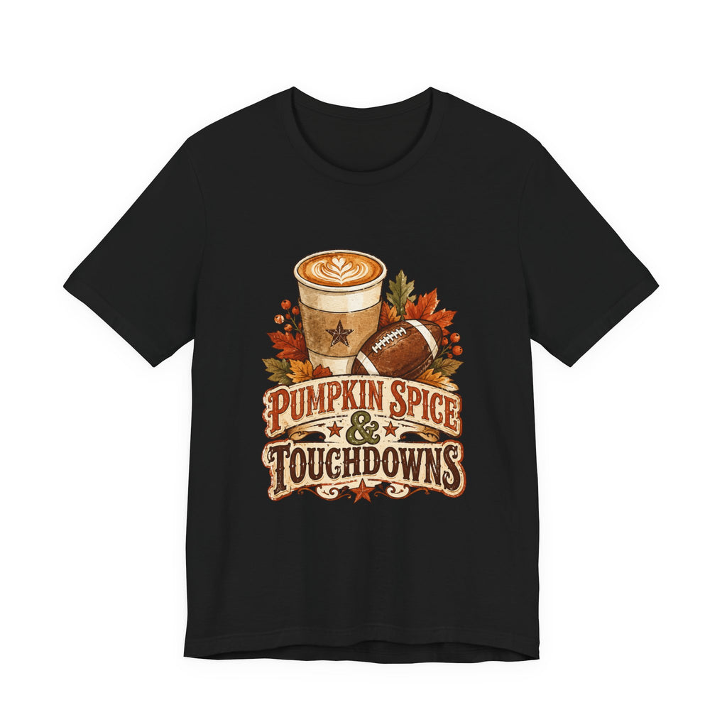 Pumpkin Spice & Touchdowns Tee | Football Sundays