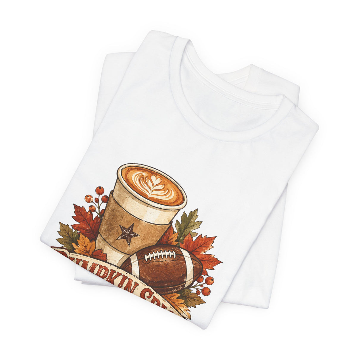 Pumpkin Spice & Touchdowns Tee | Football Sundays