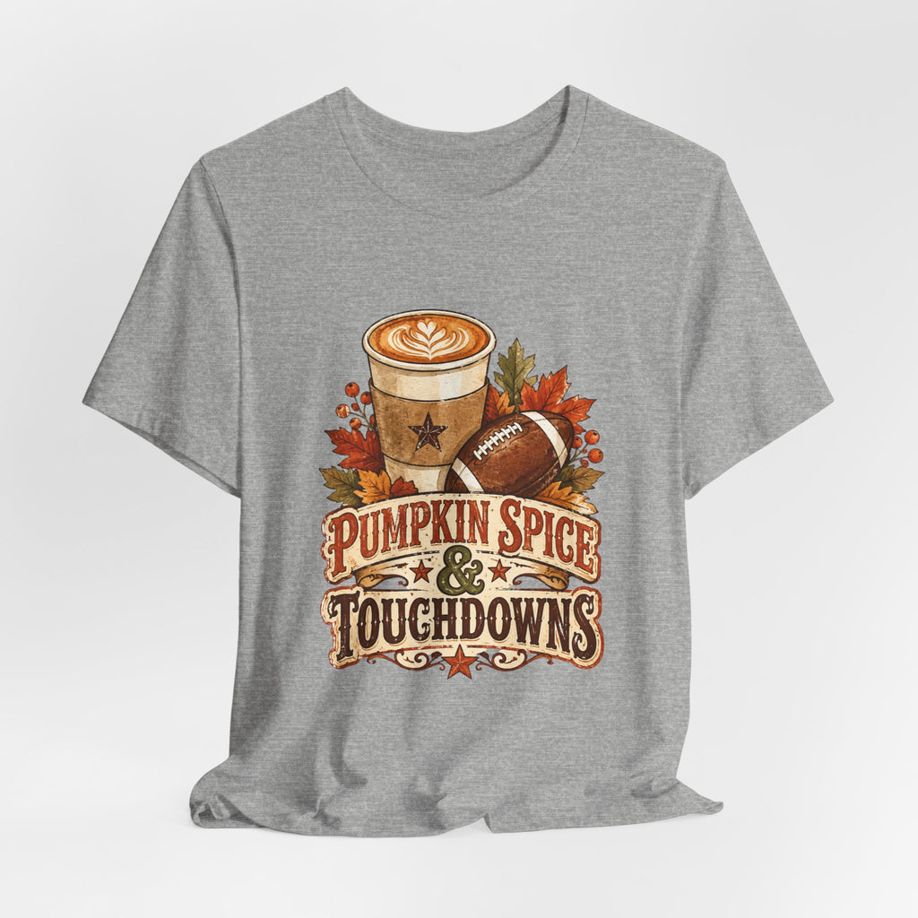 Pumpkin Spice & Touchdowns Tee | Football Sundays
