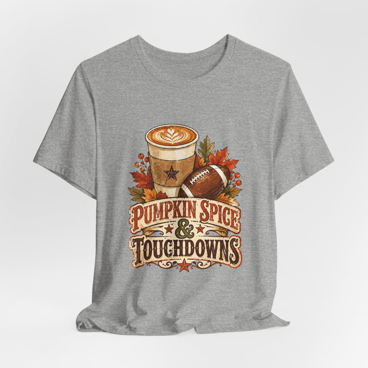 Pumpkin Spice & Touchdowns Tee | Football Sundays