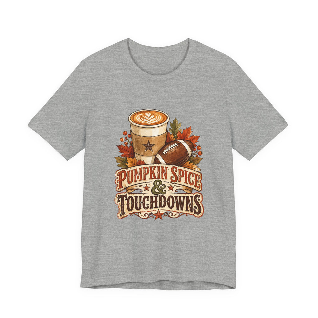 Pumpkin Spice & Touchdowns Tee | Football Sundays